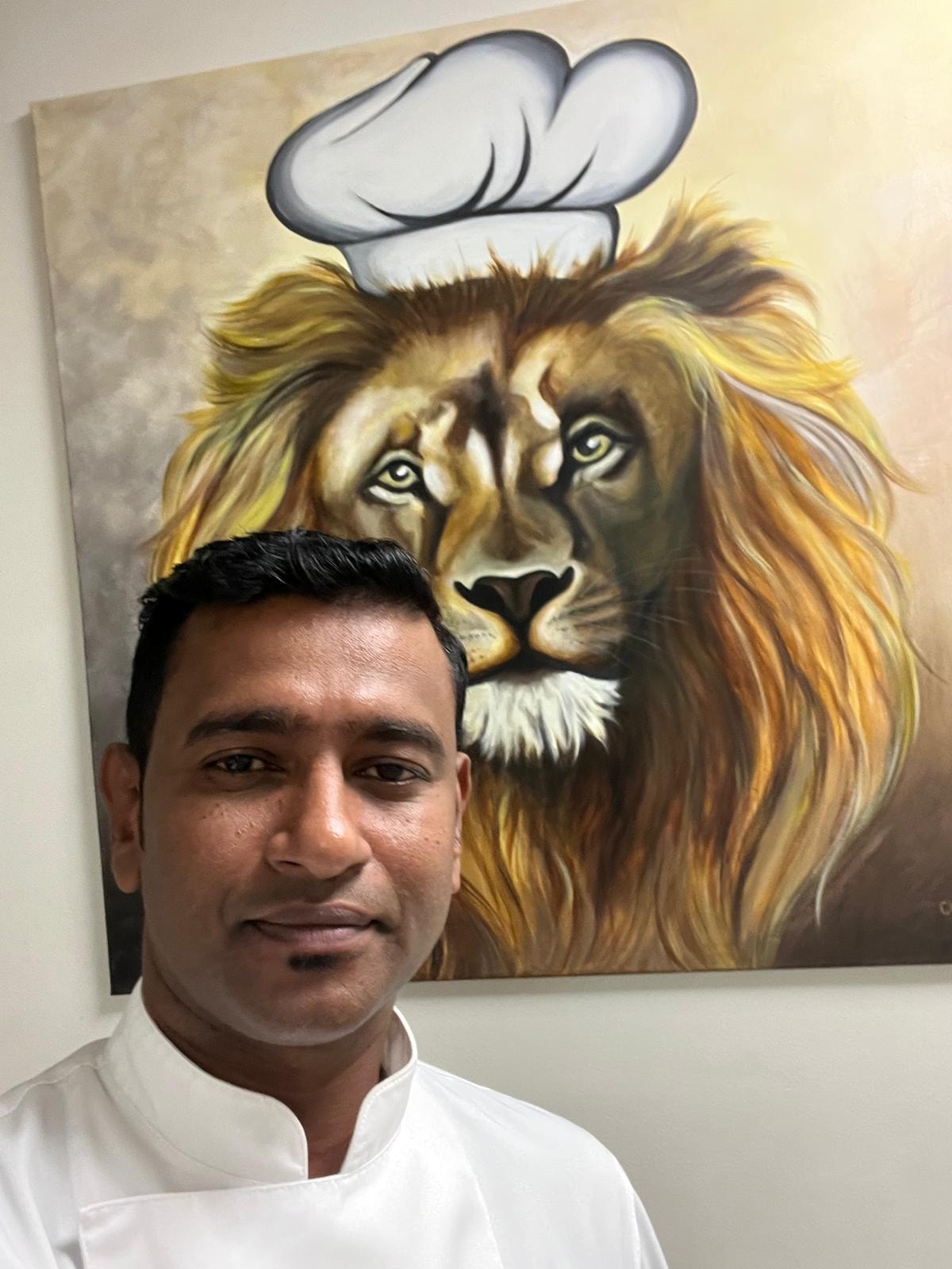 With the Chef Lion